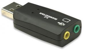 MANHATTAN Hi-Speed USB 3-D Sound Adapter